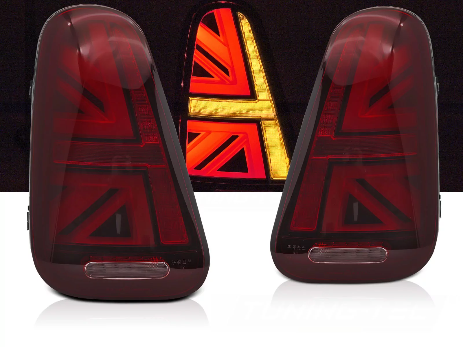 Led Tail Lights Red Fits Mini Cooper R50 R52 R53 01-06