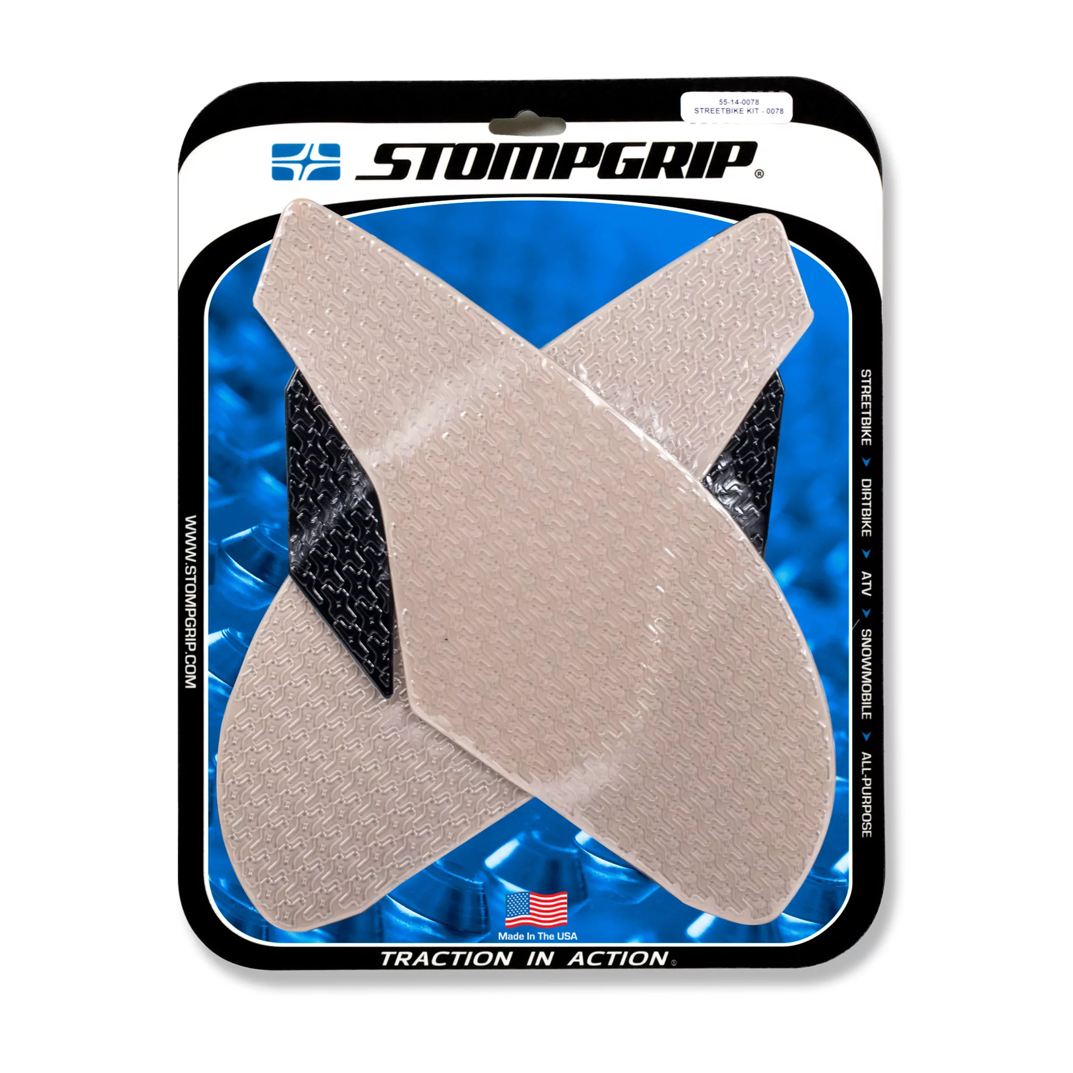 Stompgrip Traction Pad Icon für Triumph Daytona Moto 2 19-20 Hybrid