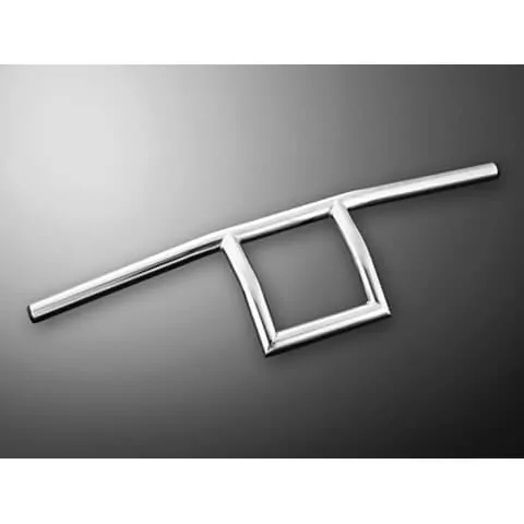 HIGHWAY HAWK Square Handlebar, 7/8 inch (22.2 mm), chrome