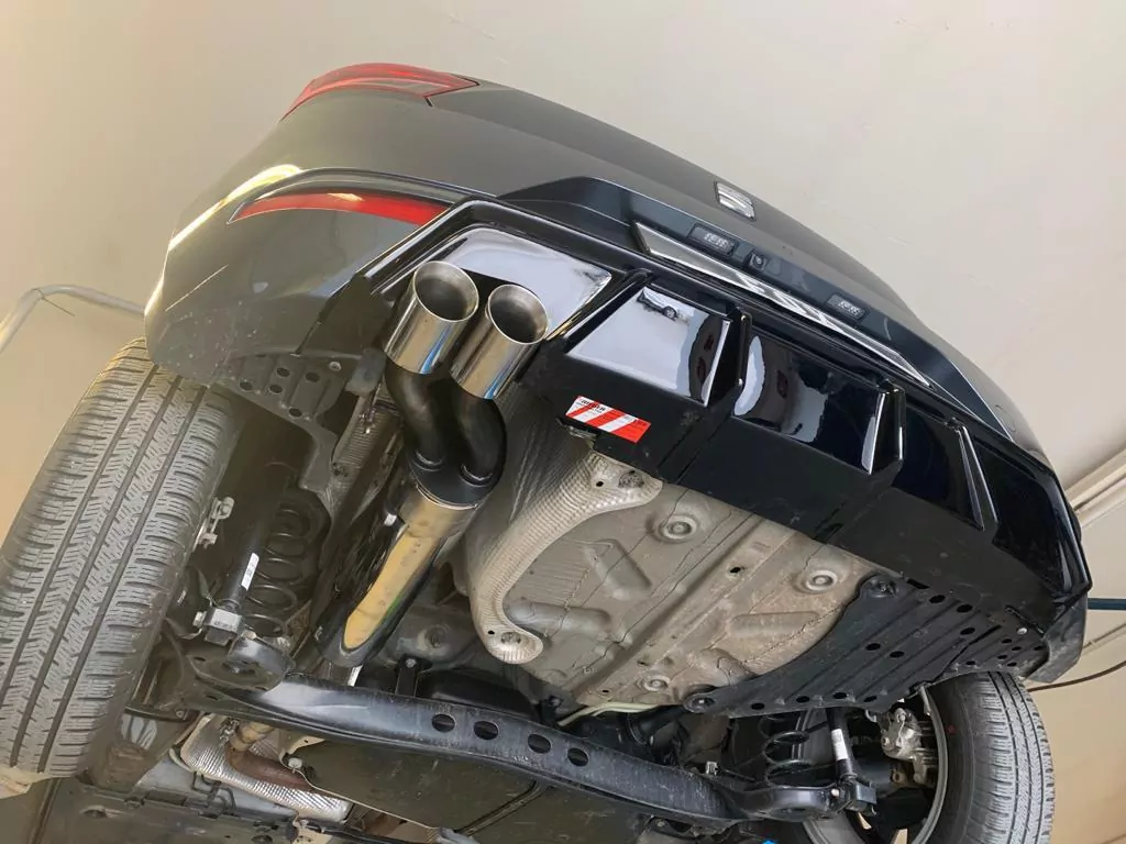 Opel Astra J Sports Tourer 1,4l  Endschalldämpfer quer Ausgang rechts/links - 115x85 Typ 32 rechts/links