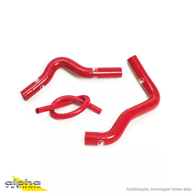 SAMCO SPORT Siliconschlauch Kit rot für Suzuki RM85 Modelljahr 2002-2022