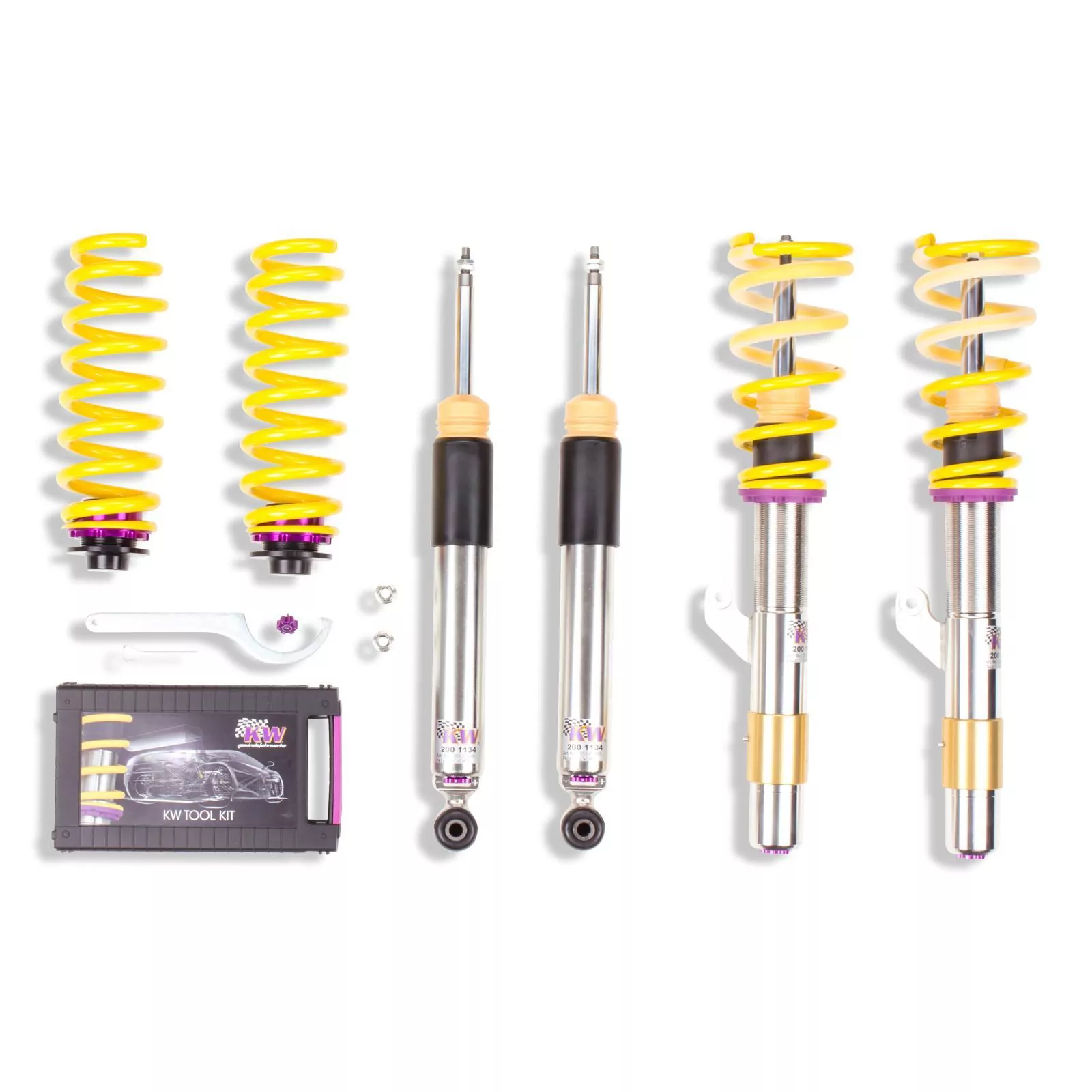 KW Gewindefahrwerk V3 inox BMW 4 Coupe (F32, F82) 3C, M3, M3 GTS 07/2013-09/2020