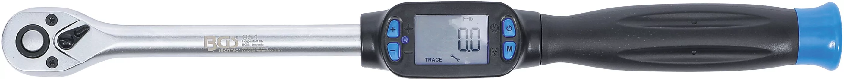 Digitaler Drehmomentschlüssel | Abtrieb Außenvierkant 10 mm (3/8") | 27 - 135 Nm