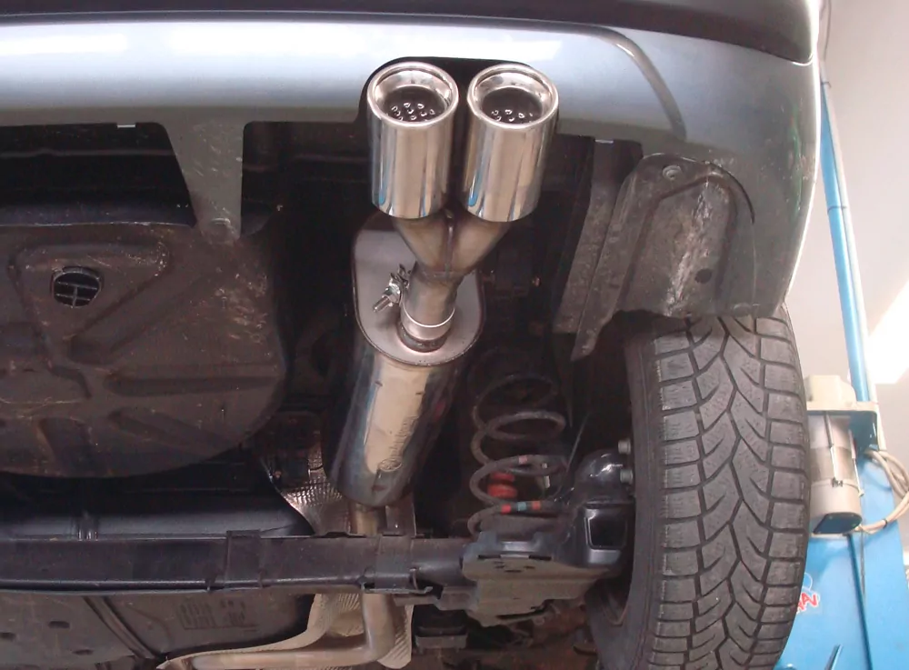 Peugeot 207 SW  Endschalldämpfer einseitig - 2x80 Typ 13