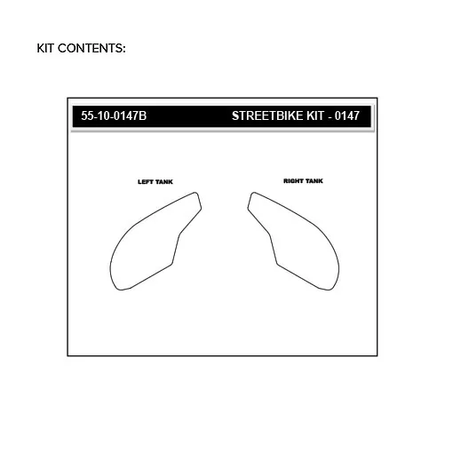 Stompgrip Traction Pad Volcano für MV Agusta Brutale 1090 RR 18-19 Schwarz