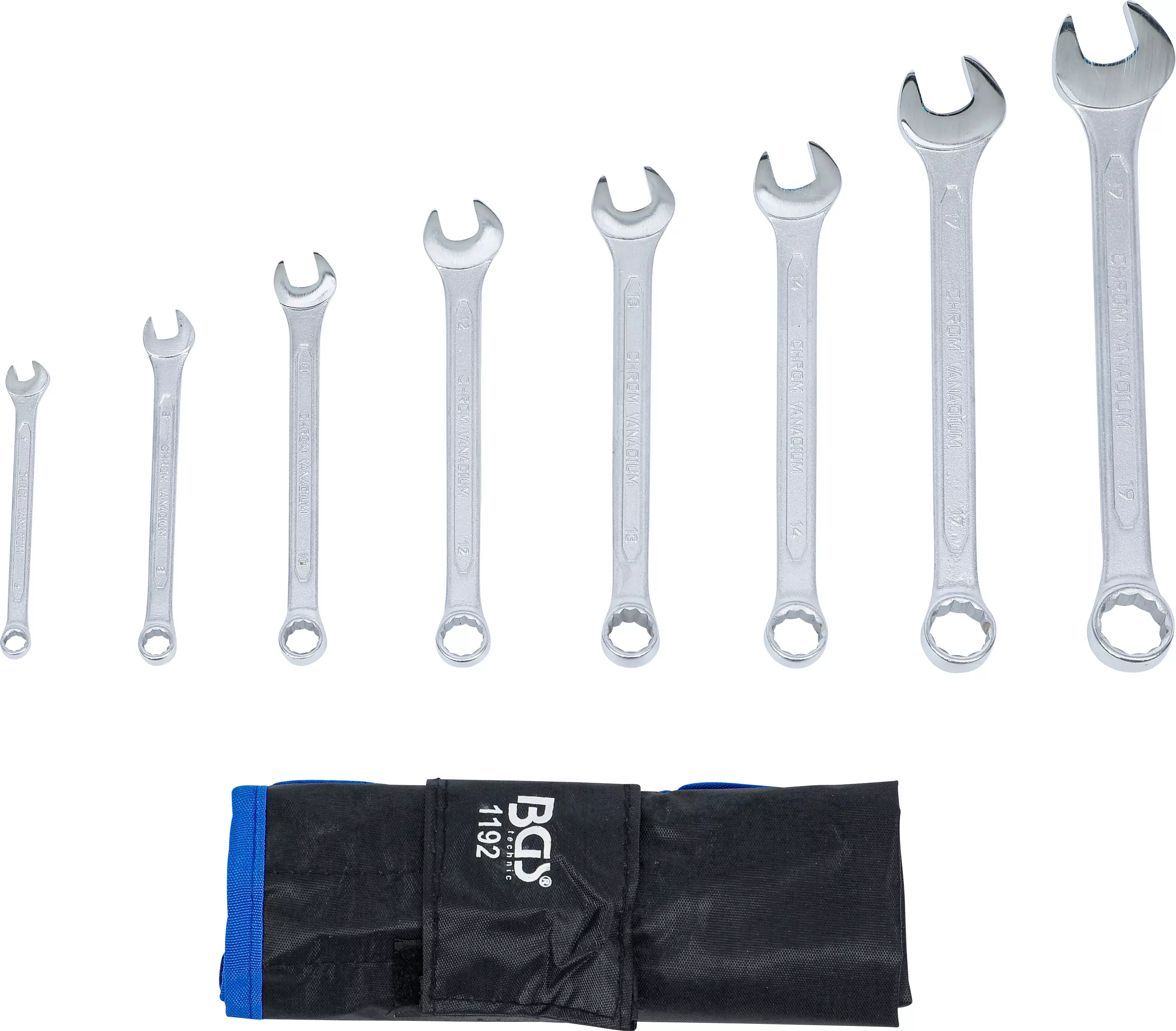 Maul-Ringschlüssel-Satz | SW 6 - 19 mm | 8-tlg.