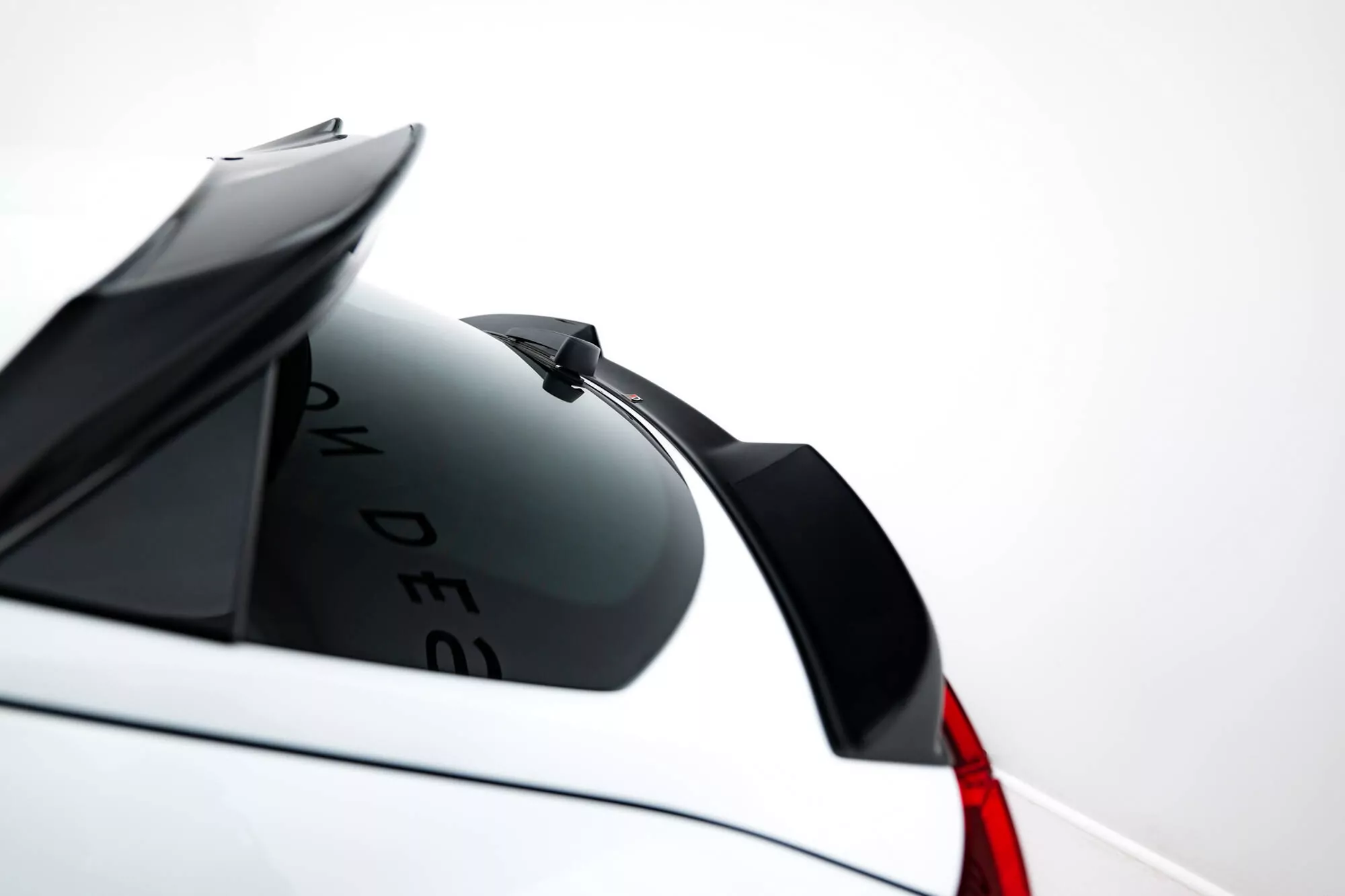 Niedriger Spoiler CAP Für 3D Cupra Formentor Mk1 Facelift Schwarz Hochglanz