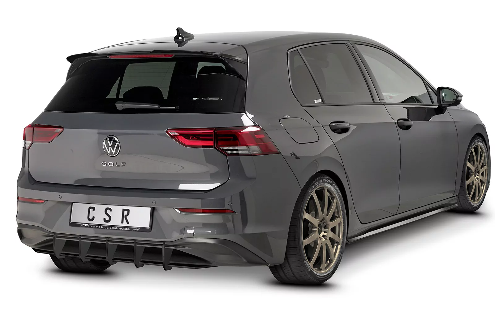 Racing Diffusor / Heckansatz für VW Golf 8 (Typ CD) Style / Active HA314