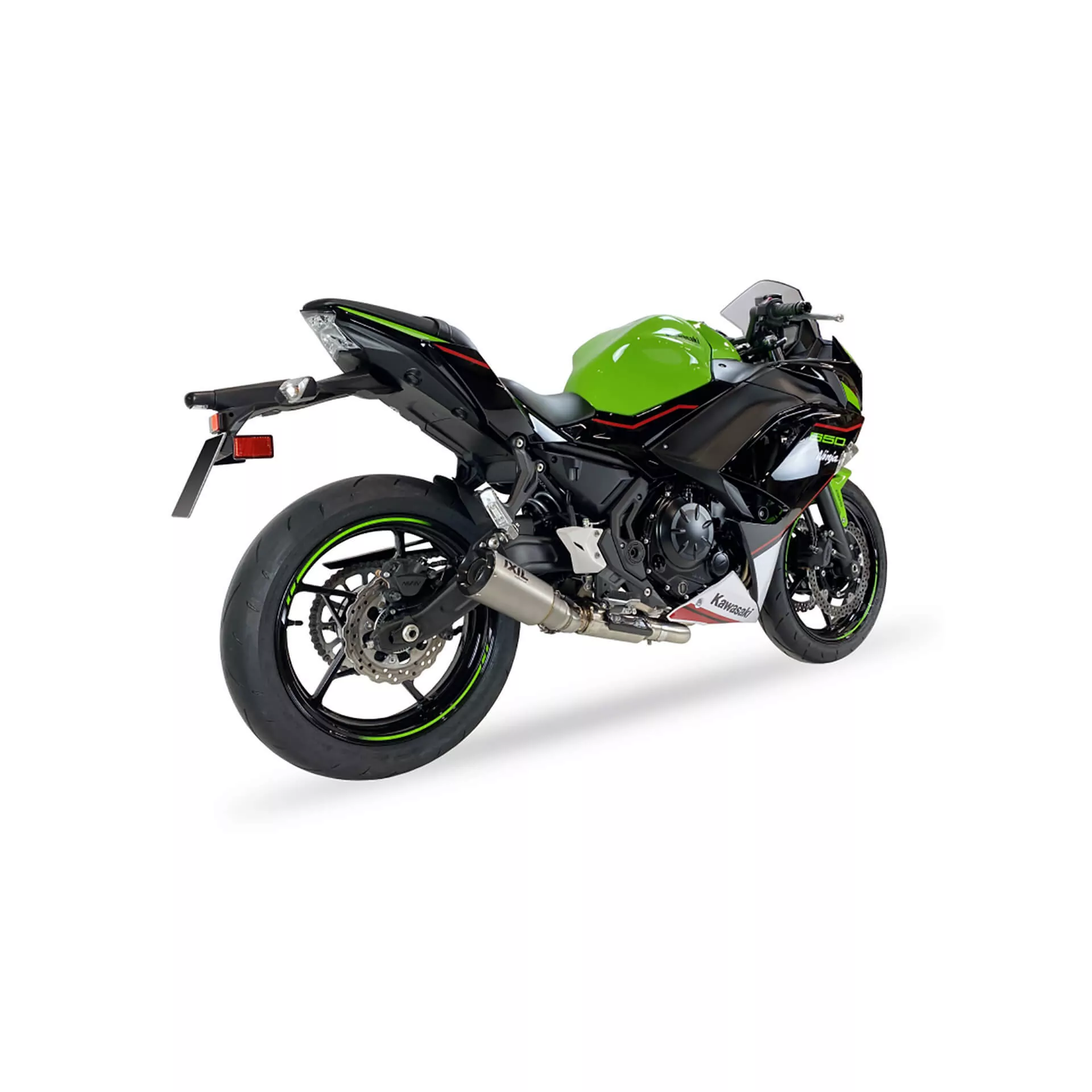 IXIL RB Komplettanlage black mit Kat, KAWASAKI Z 650/650 Ninja, 21-, Z 650 RS, 22 (Euro5) E-geprüft