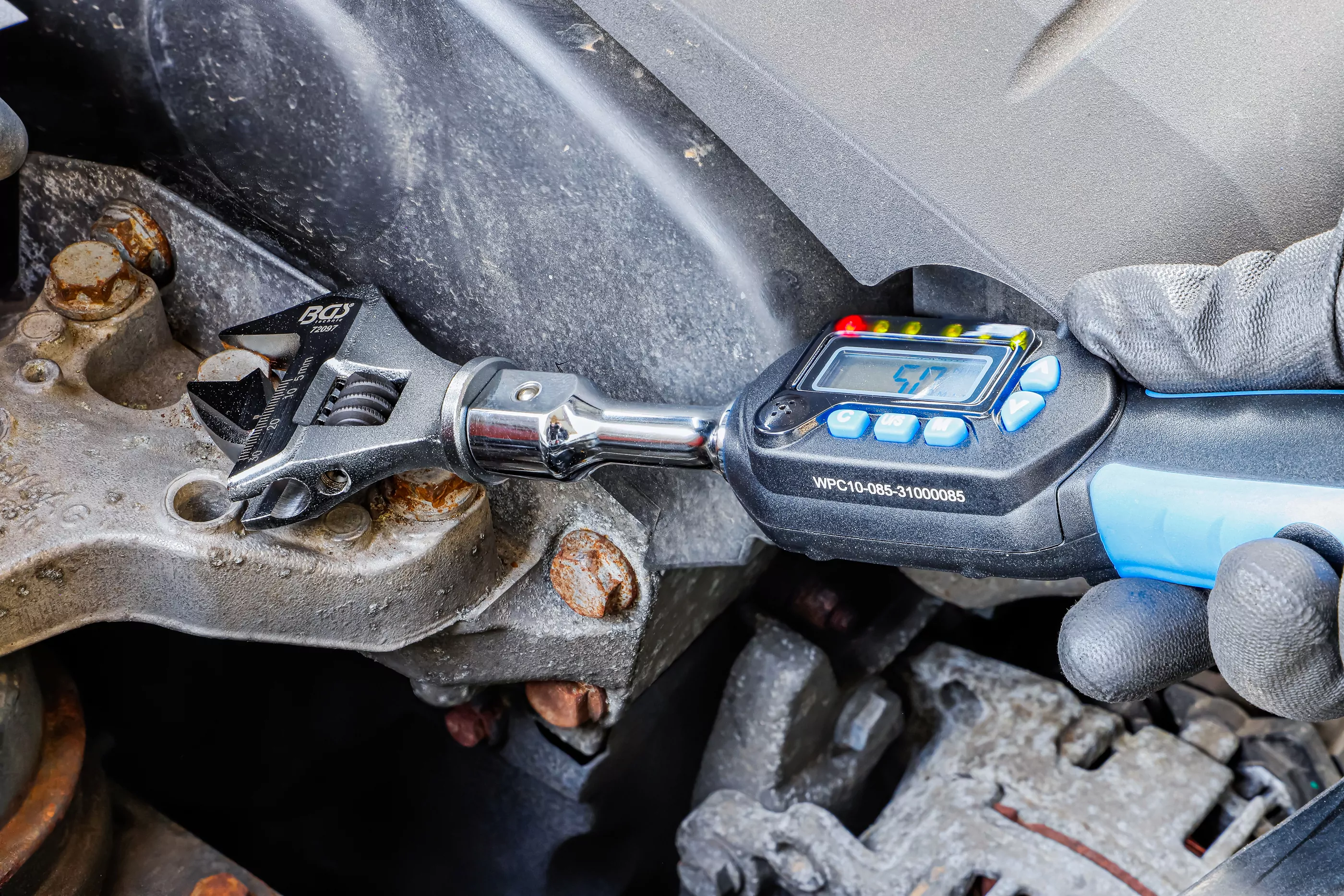 Digitaler Drehmoment-Rollgabelschlüssel | 4,2 - 85 Nm