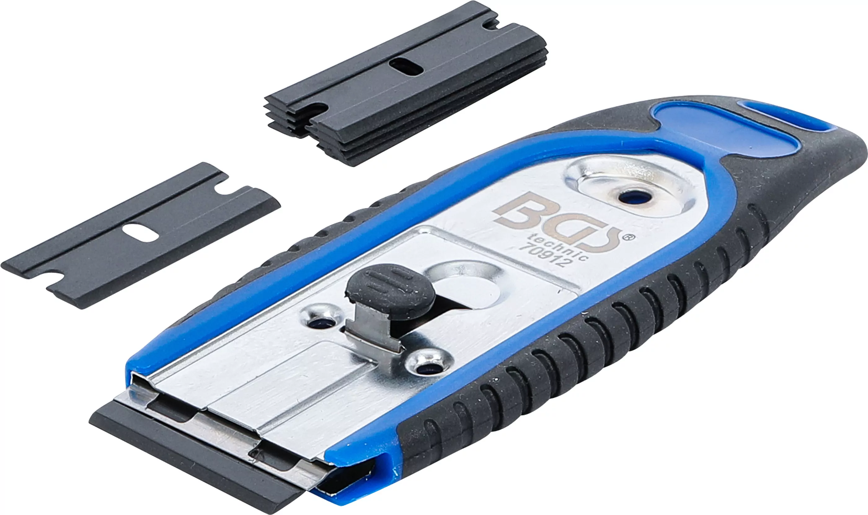 Plakettenschaber | 40 mm | mit 6 Kunstoff-Schaberklingen