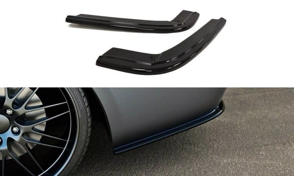 Heck Ansatz Flaps Diffusor Passend Für Diffusor Passend Für BMW 3er E92 M Paket Schwarz Hochglanz Schwarz Hochglanz