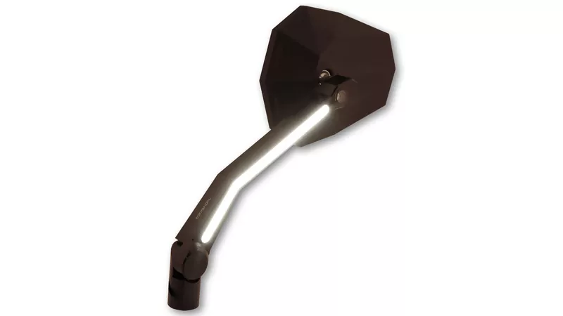 HIGHSIDER STEALTH-X4 Spiegel mit LED Blinker & Positionslicht E-geprüft