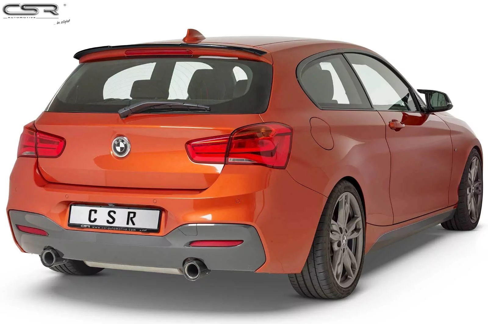 Heckflügel mit ABE für BMW 1er F20/F21 HF630-M Carbon Look (matt)