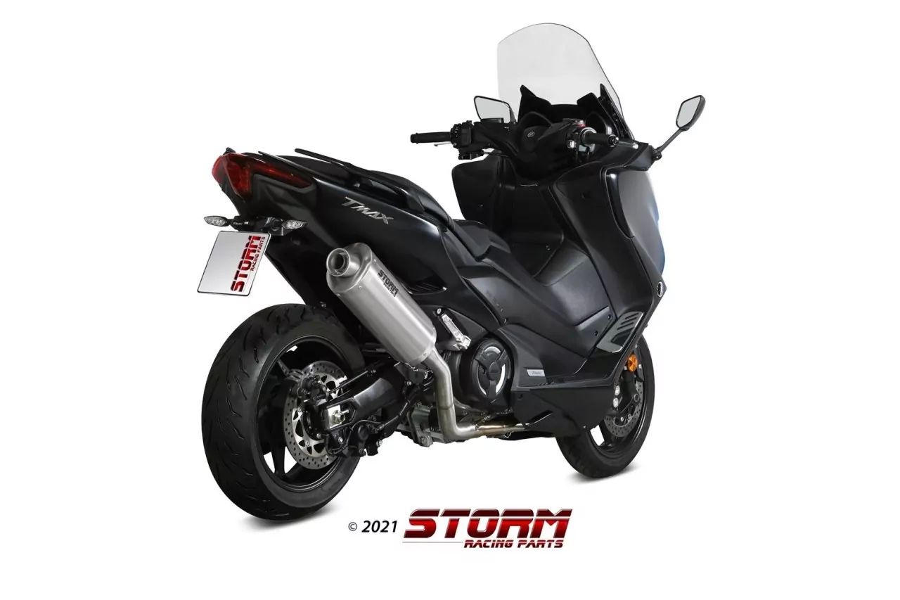 Storm By MIVV Oval Edelstahl YAMAHA T-MAX 560 20-21
