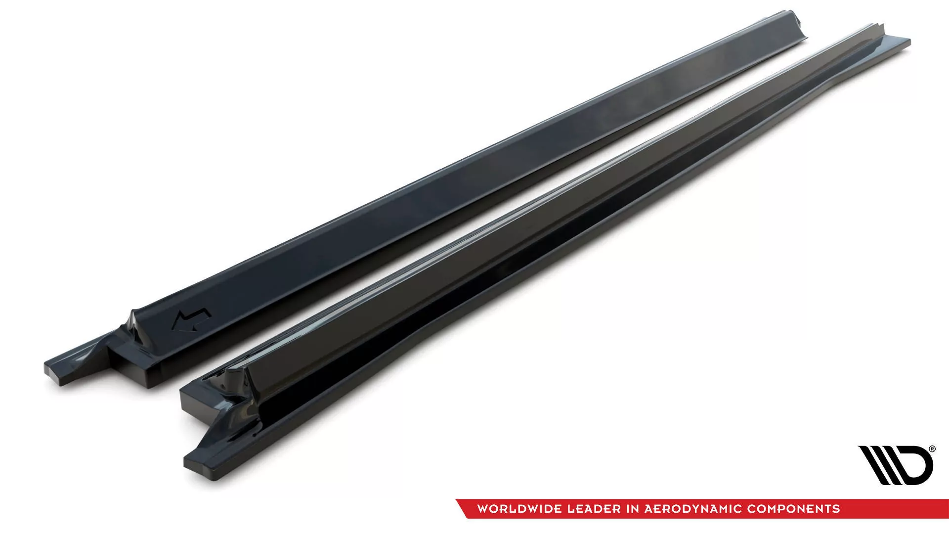 Seitenschweller Ansatz Für Audi RSQ8 Mk1 Schwarz Hochglanz