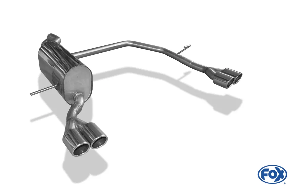 Renault Captur  Endschalldämpfer Ausgang rechts/links - 2x76 Typ 16 rechts/links
