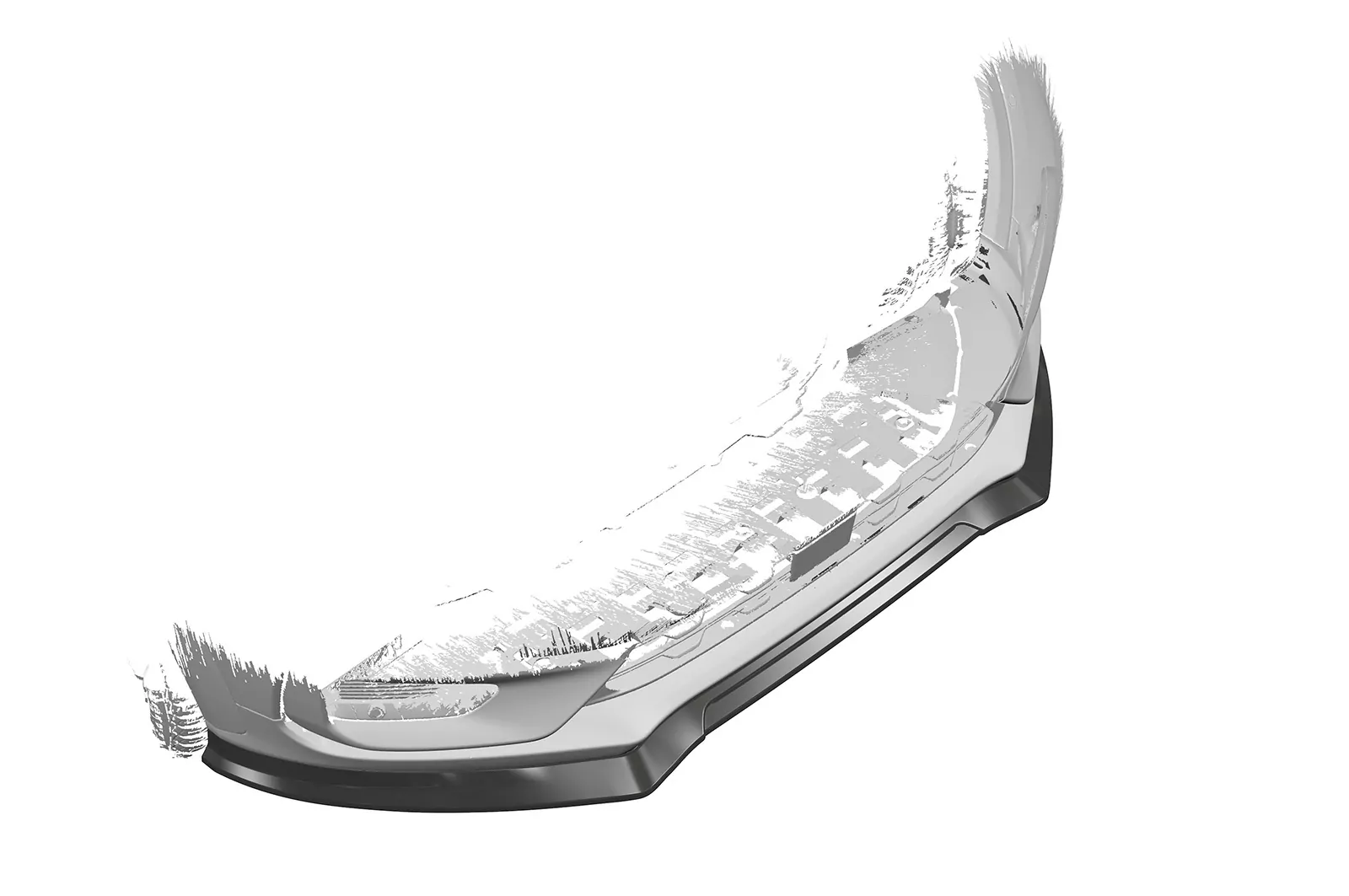 Cup-Spoilerlippe für Ford Puma ST-Line CSL504-M Carbon Look (matt)