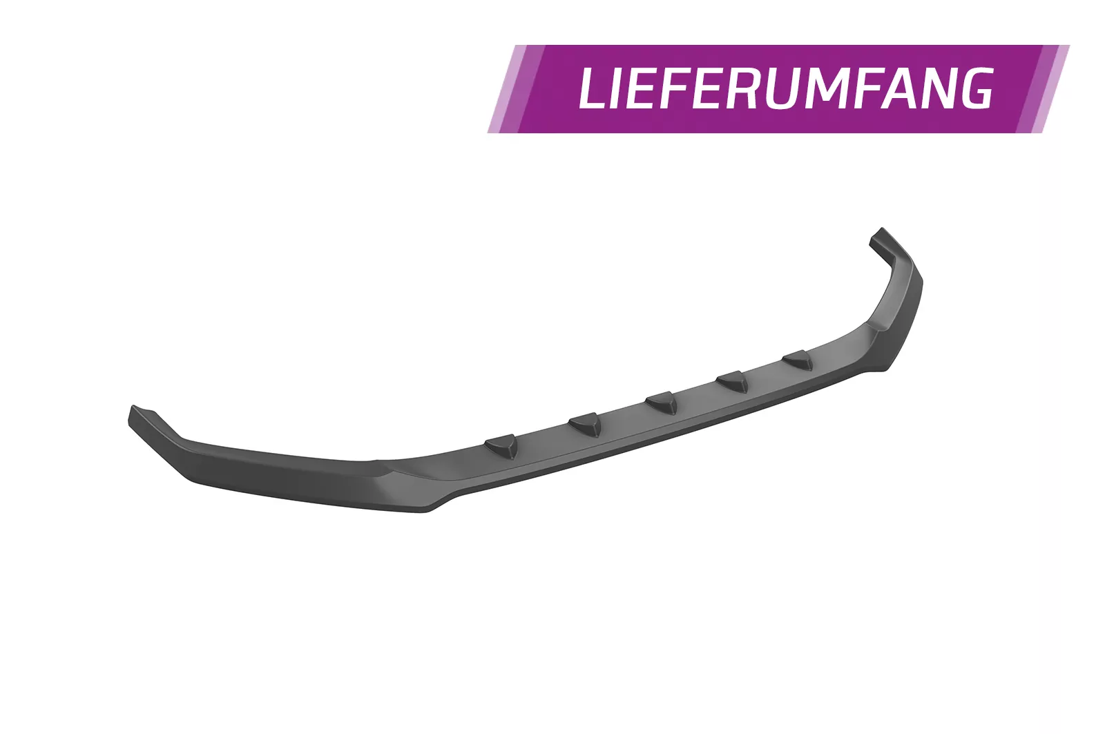 Cup-Spoilerlippe mit ABE für Volvo XC 90 (2. Gen) CSL752 Schwarz Strukturiert