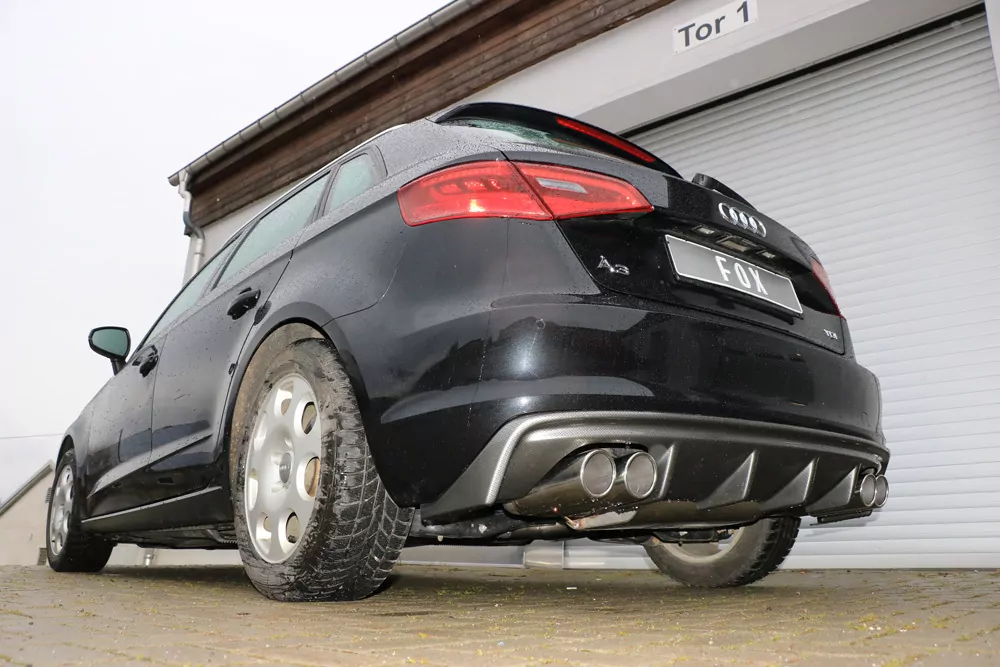 Audi A3 - 8V Sportback  Endschalldämpfer Ausgang rechts/links - 2x90 Typ 16 rechts/links