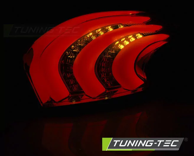 Peugeot 208 4.12-06.15 Red White Led Bar