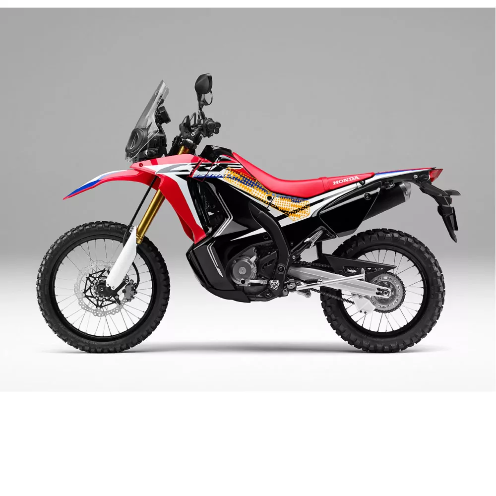 Stompgrip Traction Pad Volcano für Honda CRF250 L Rally 17-20 Schwarz