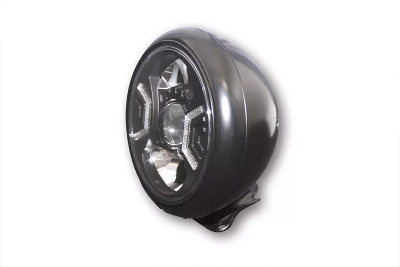 HIGHSIDER 7 Zoll HD-STYLE TYP 2 LED-Scheinwerfer E-geprüft