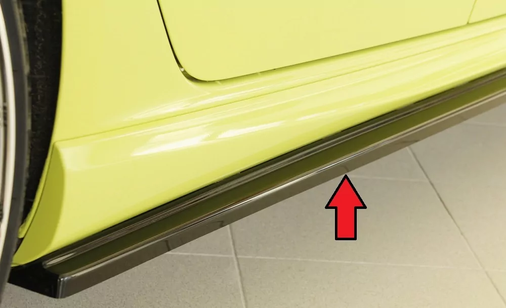 Rieger Seitenschwelleransatz für Audi A3 S3 (8V) | 5-tür. (Sportback 8VA) 05.13-08.16 (bis Facelift) für S-Line-Schweller / S3-/ RS3-Schweller