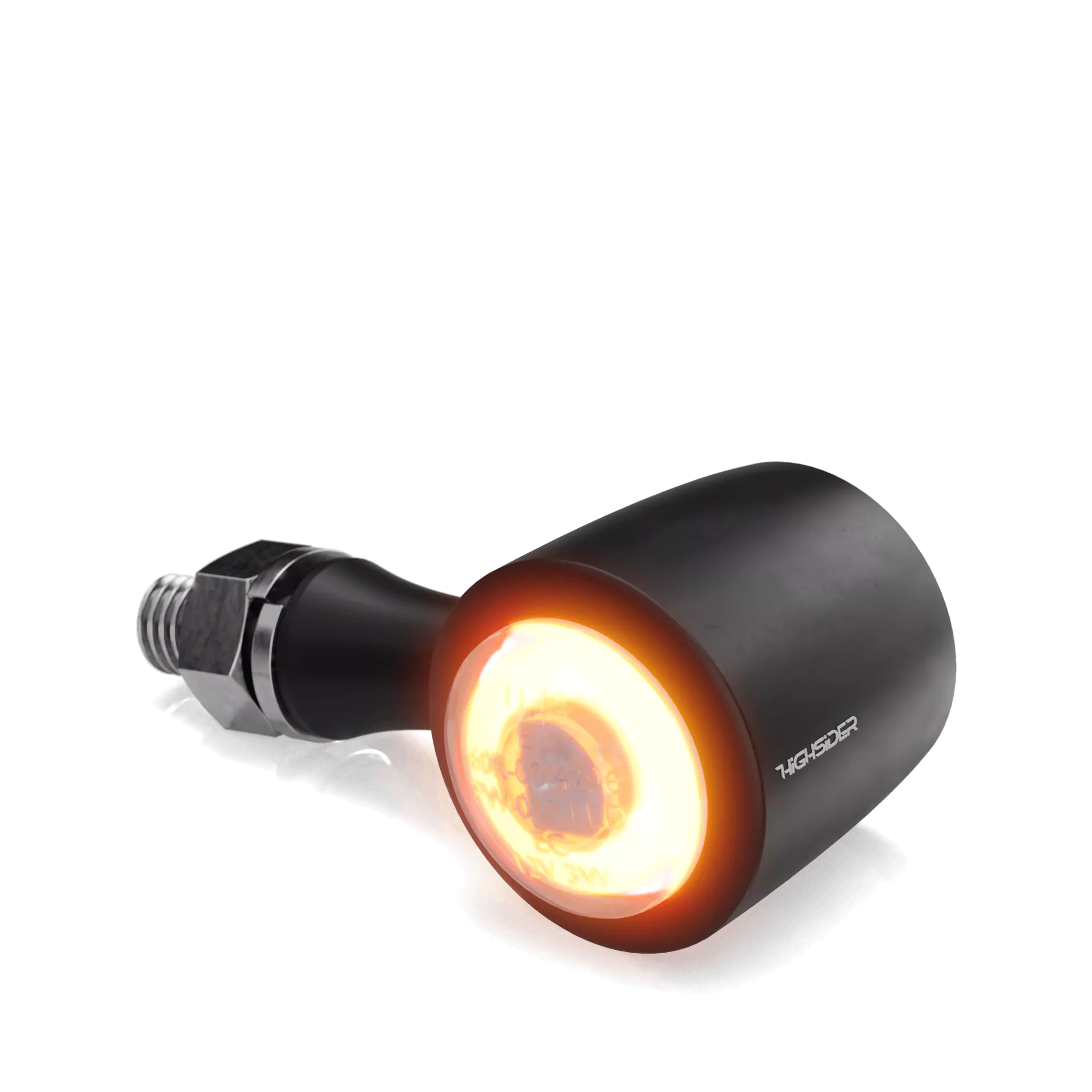 HIGHSIDER Pro Enterprise LED Indicator Gehäuse  Schwarz / Linse Rauchgrau (Paar), Vorn & Hinten