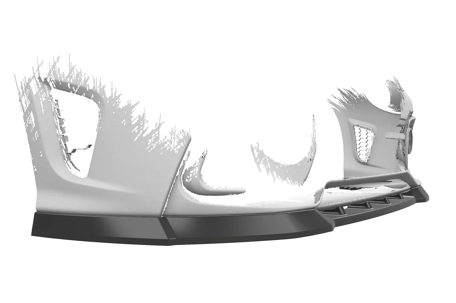 Cup-Spoilerlippe mit ABE für Fiat 500 Abarth 595 CSL487-M Carbon Look (matt)