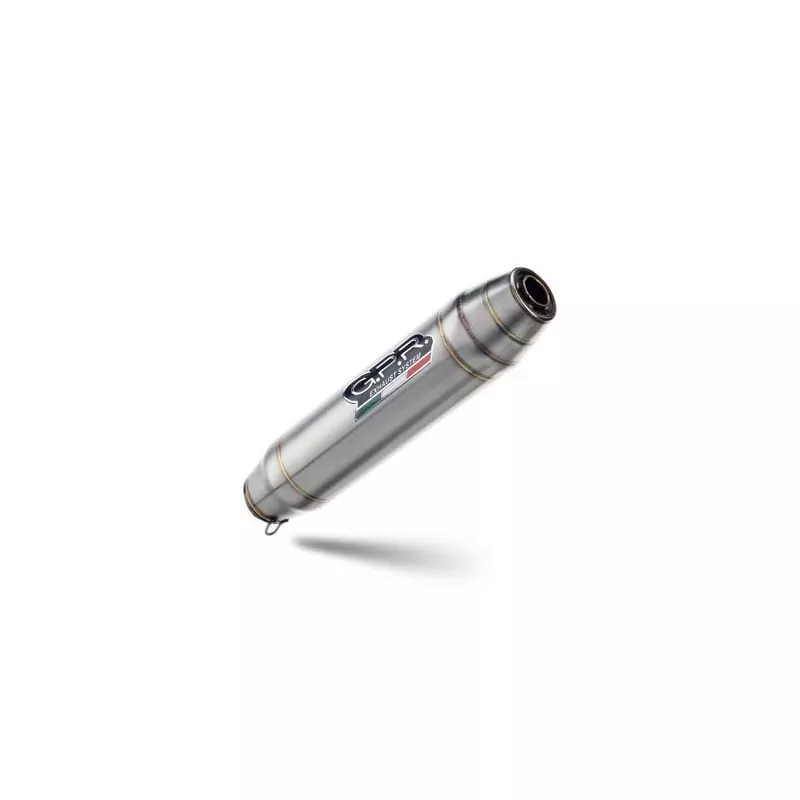 Beta RR 125 Enduro Ac 4t 2005-2009, Deeptone Inox, Homologated legal slip-on exhaust including removable db killer and link pi