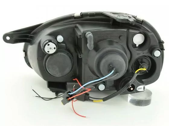 Scheinwerfer Set Opel Corsa B Bj. 94-00 schwarz