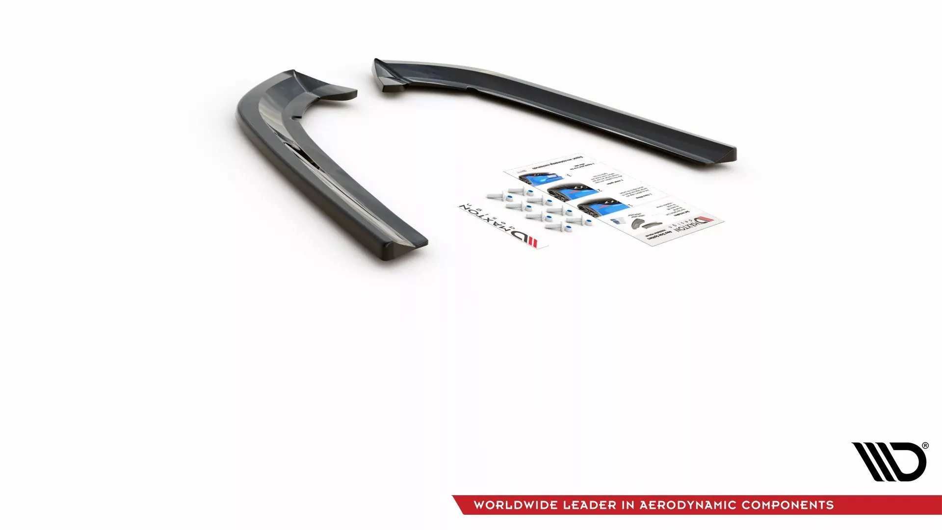 Heck Ansatz Flaps Diffusor Passend Für Passend Für Ford Mondeo Vignale Mk5 Facelift Schwarz Hochglanz