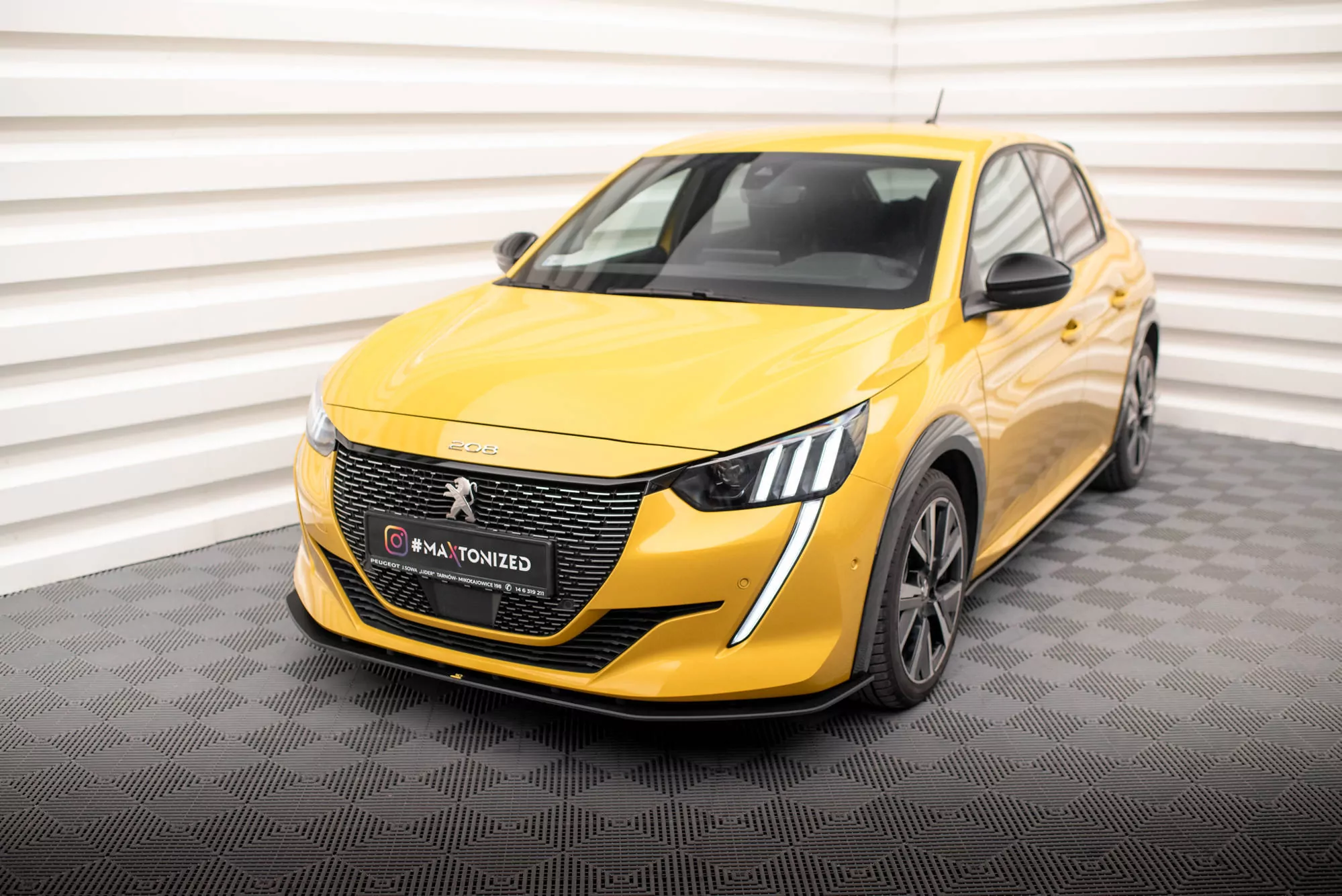 Street Pro Front Ansatz Für Für Peugeot 208 GT Mk2