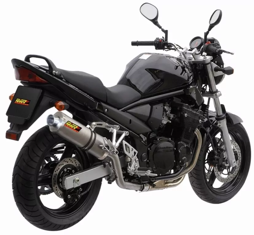 MIVV Oval Edelstahl Hochgelegt Suzuki GSF 650 Bandit ´05/06
