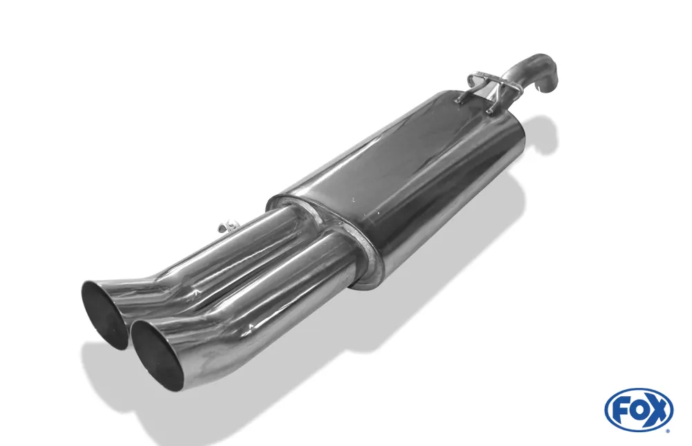 VW Golf II Typ 19E  Endschalldämpfer - 2x76 Typ 18