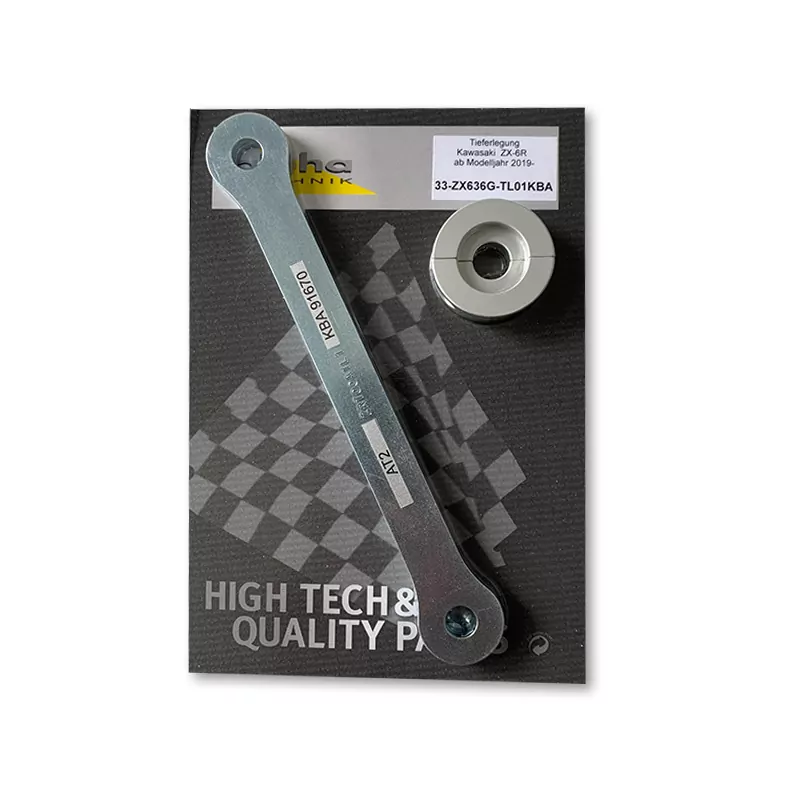 alpha Technik Tieferlegungssatz 32mm für Kawasaki Ninja ZX-6R Typ ZX636G Modelljahr 2019-