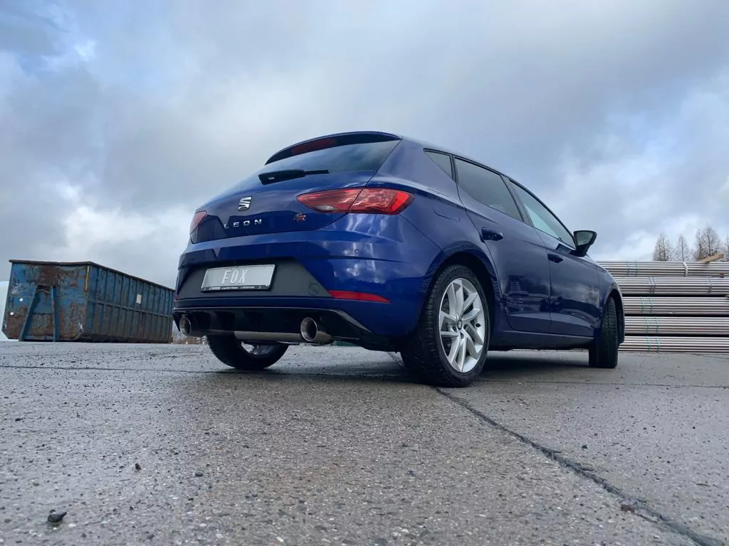 Seat Leon 5F - Einzelradaufhängung Facelift  Endschalldämpfer Ausgang rechts/links - 1x100 Typ 25 rechts/links für Rieger Stoßstange