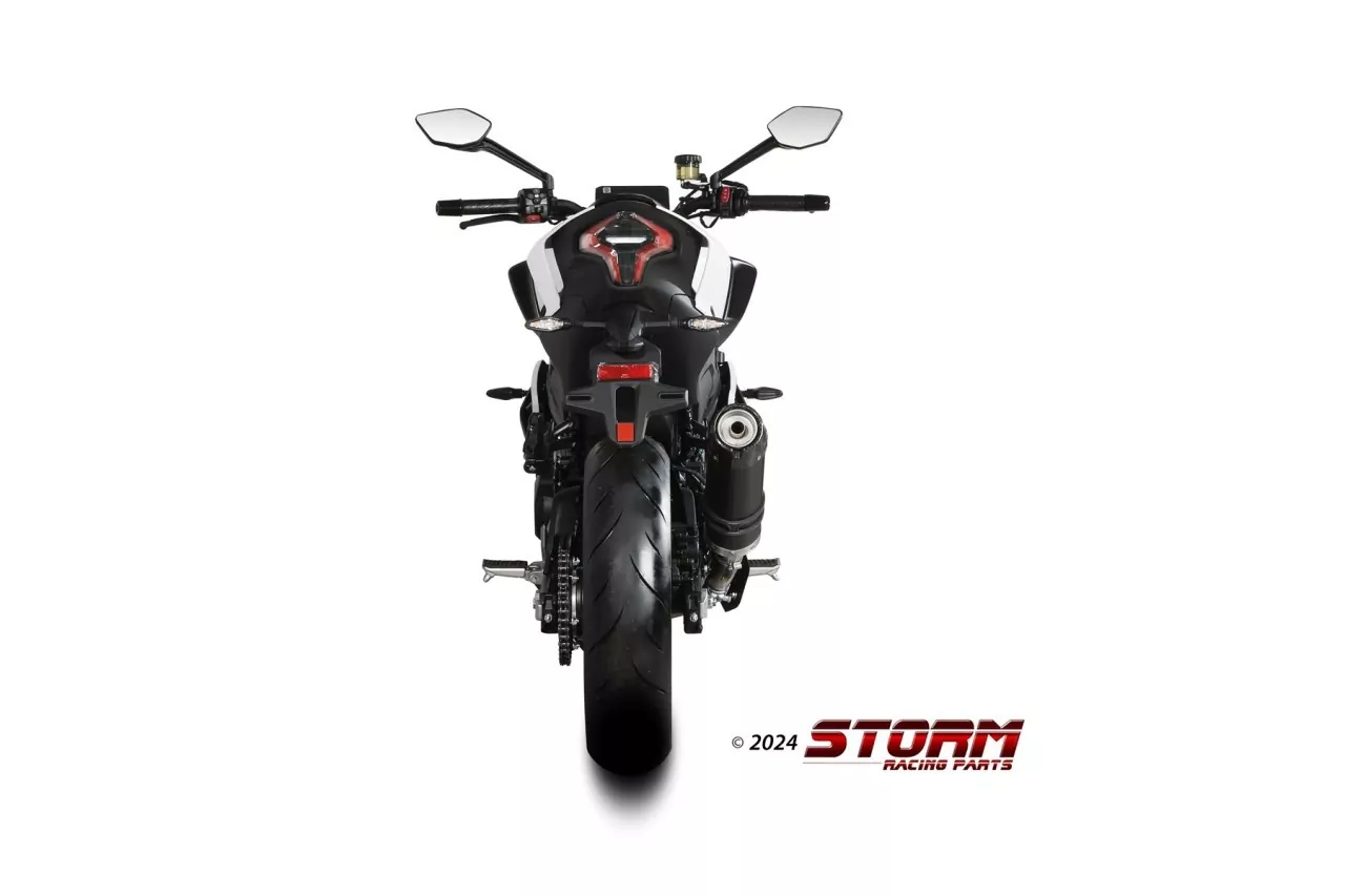STORM By MIVV GP-C Edelstahl Schwarz CF MOTO 450NK 23-24