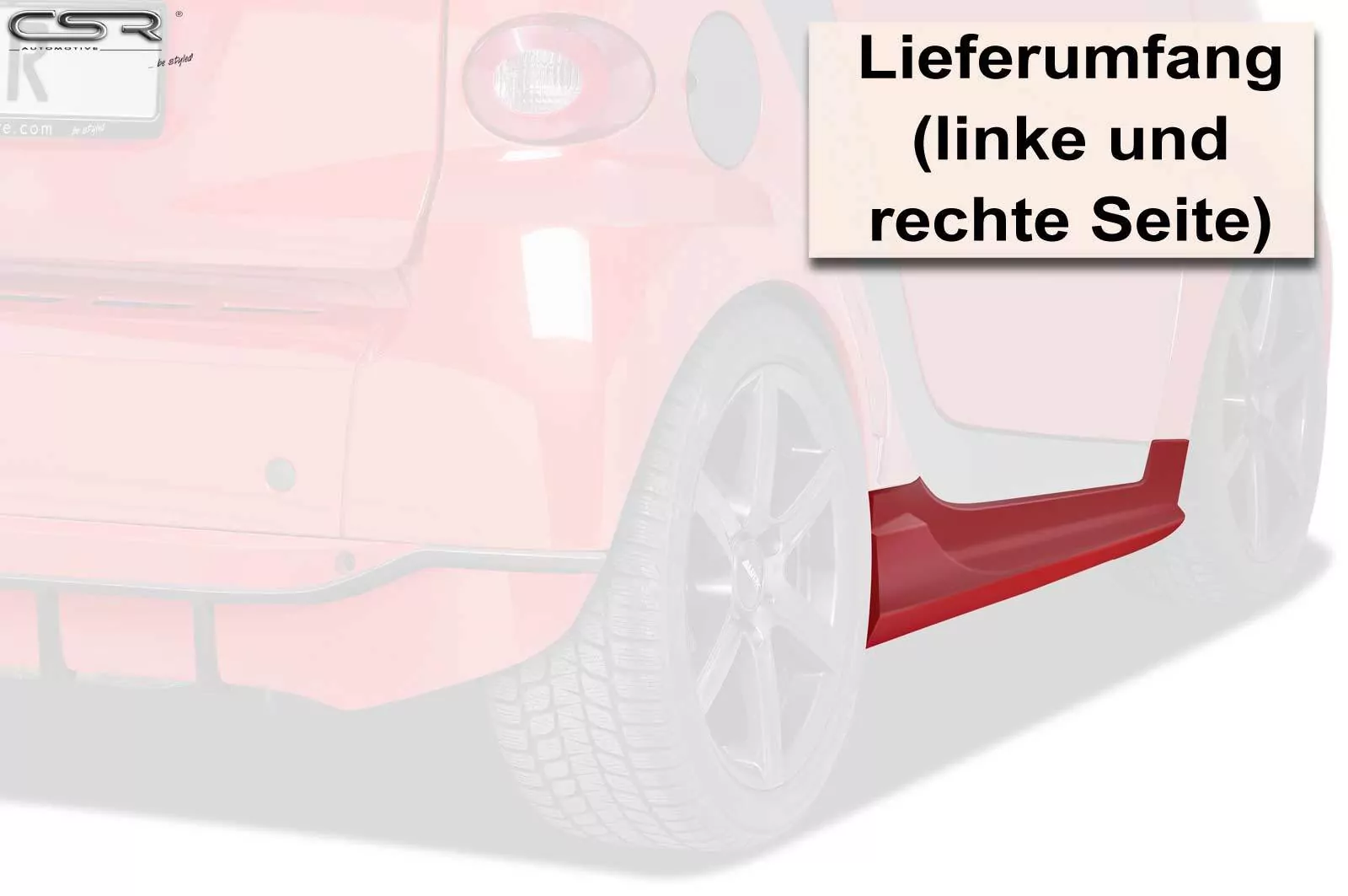 Seitenschweller für Smart Fortwo 451 SS444