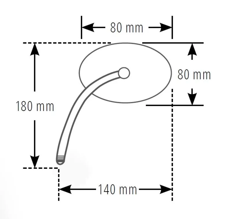- Kein Hersteller - Universalspiegel, links/rechts