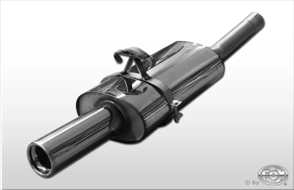 VW Polo 86C G40 Endschalldämpfer Ø 63,5mm - 1x80 Typ 13