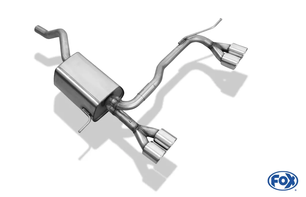 Renault Clio IV GT  Endschalldämpfer Ausgang rechts/links - 2x76 Typ 16 rechts/links