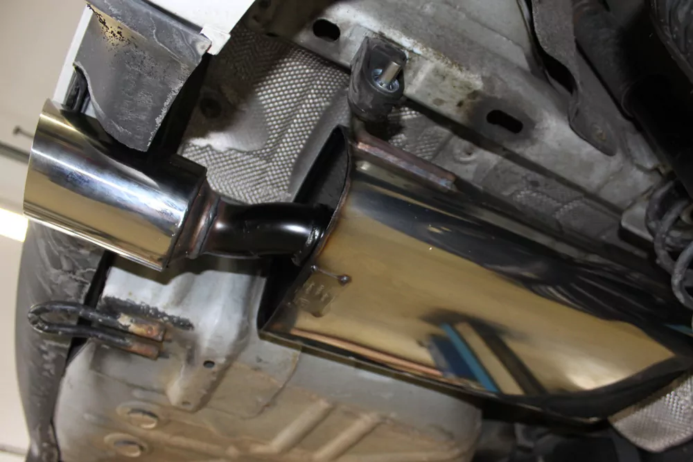 Ford Fiesta VI  Endschalldämpfer inkl. Verbindungsrohr zum Kat - 1x90 Typ 14