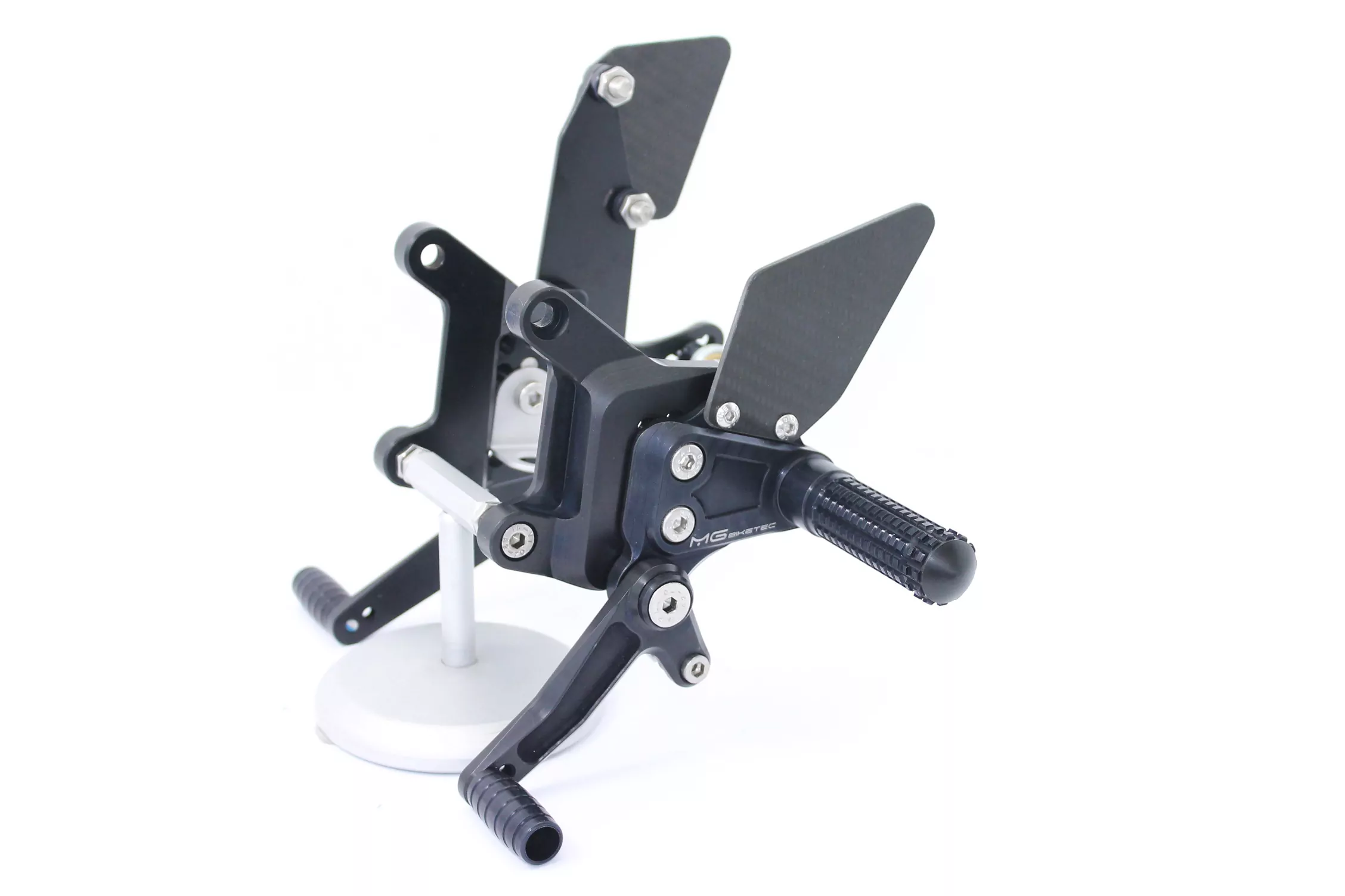 MG Biketec Sportfussrastenanlage / Rastenanlage / Fußrastenanlage mit ABE, gültig in D - A - CH für Kawasaki ZX-10R ab 2011-2015