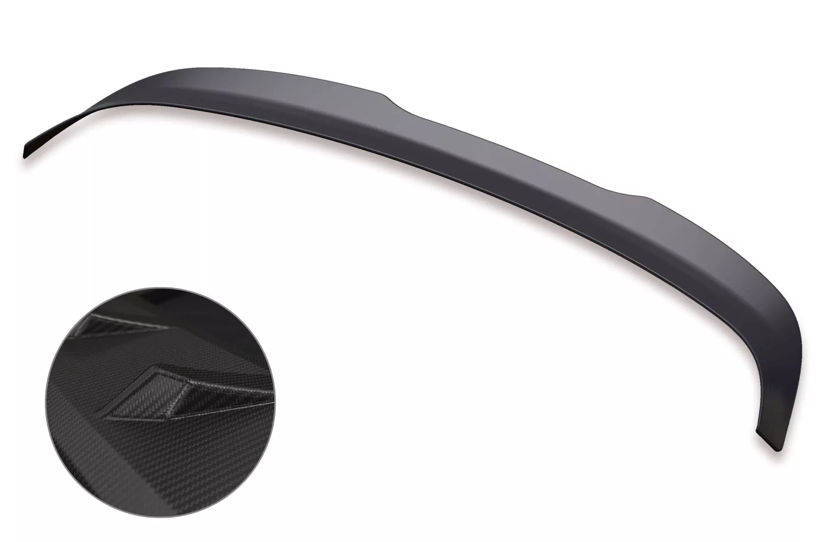 Heckflügel mit ABE für VW Golf 6 GTI/ GTD/ R/ R-Line HF639-M Carbon Look (matt)