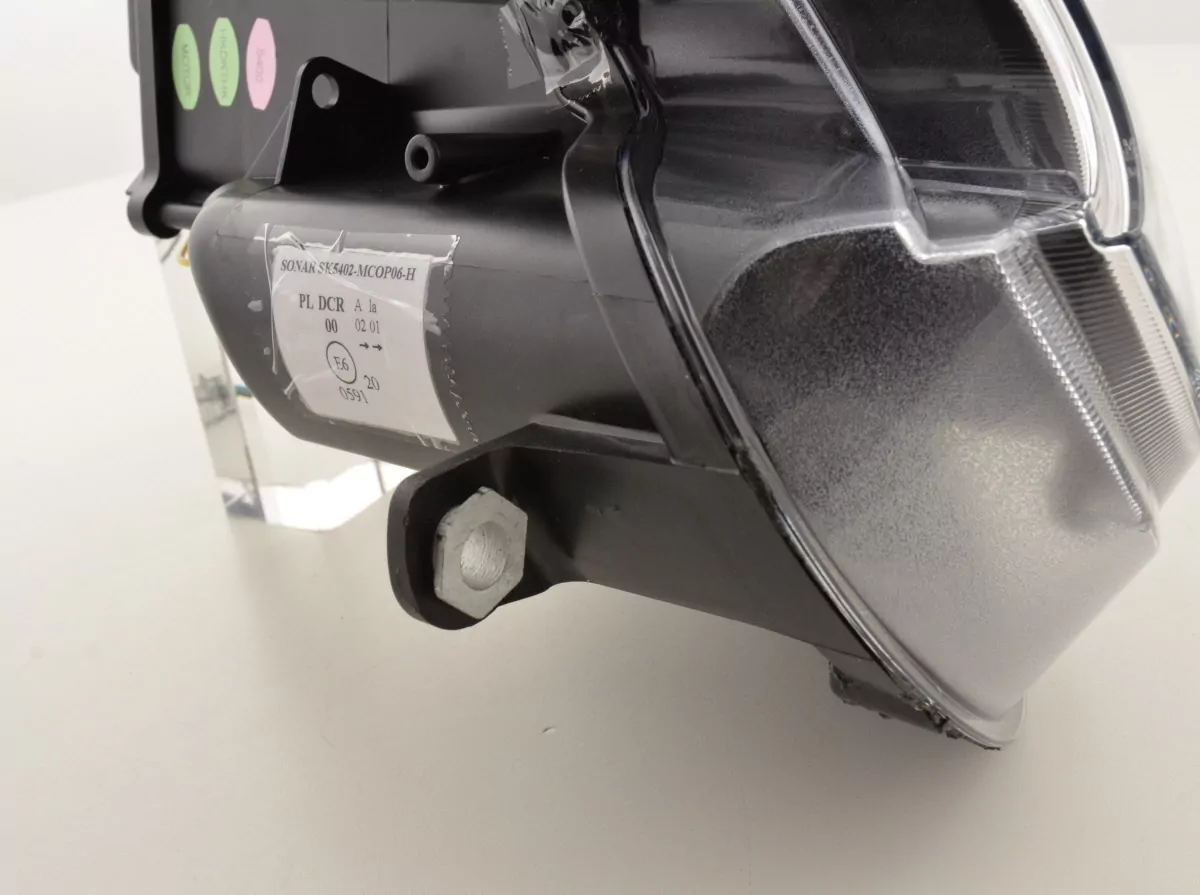 Scheinwerfer Set Xenon Daylight LED TFL-Optik Mini One / Cooper Bj. 06-10 schwarz