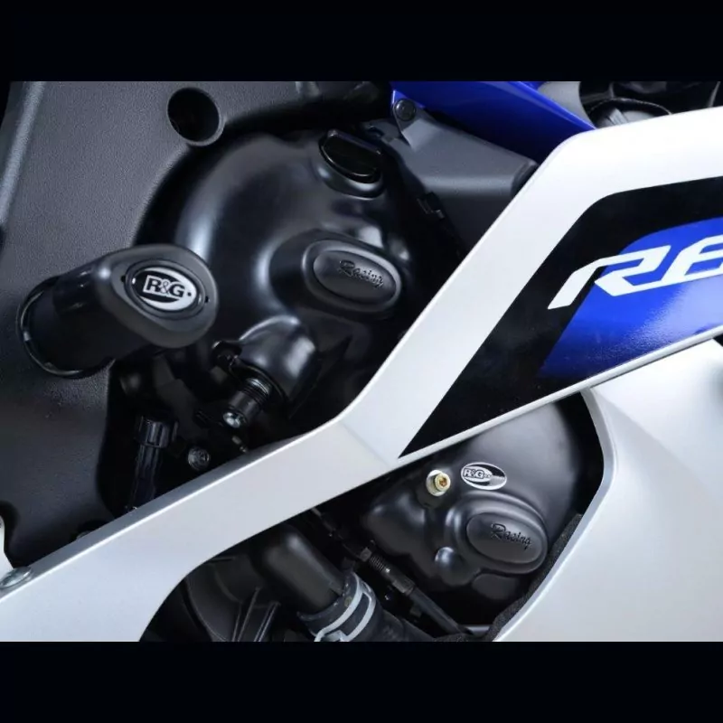 R&G "Strong Race low profile" Motordeckel Protektor Set Yamaha YZF R6 2008-