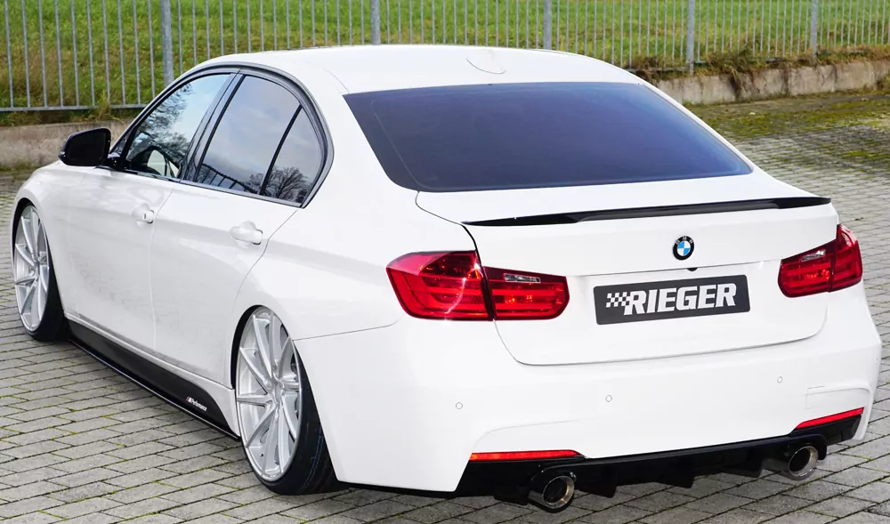 Rieger Heckeinsatz für BMW 3er F30  (3L) | Lim. 02.12-06.15 (bis Facelift) nur für M-Paket-Heckschürze