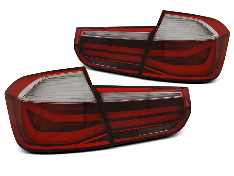 Led Bar Tail Lights Red Smoke Fits Bmw F30 11-15
